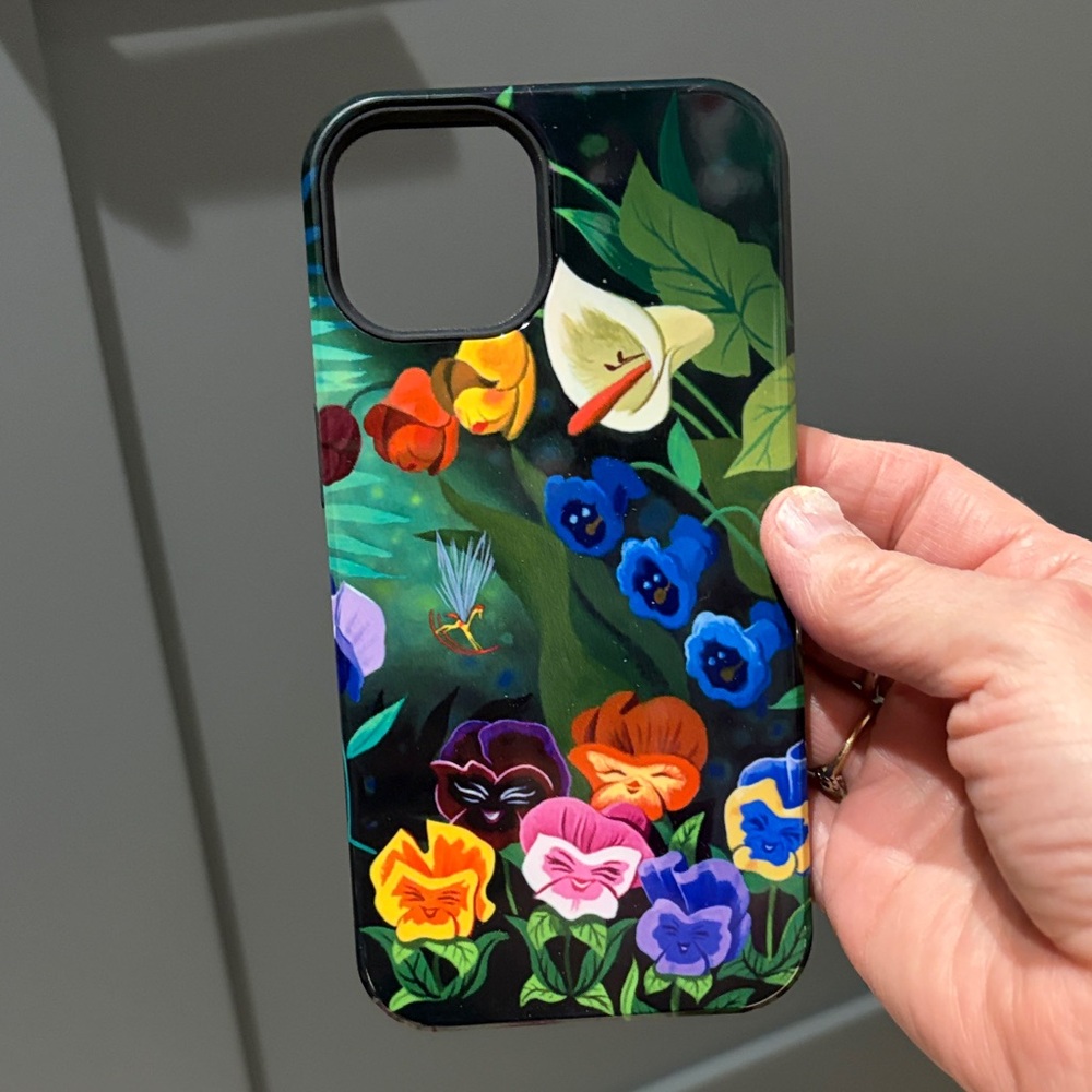 Alice in Wonderland iPhone Case. Floral Protective Phone Case - Multicolor